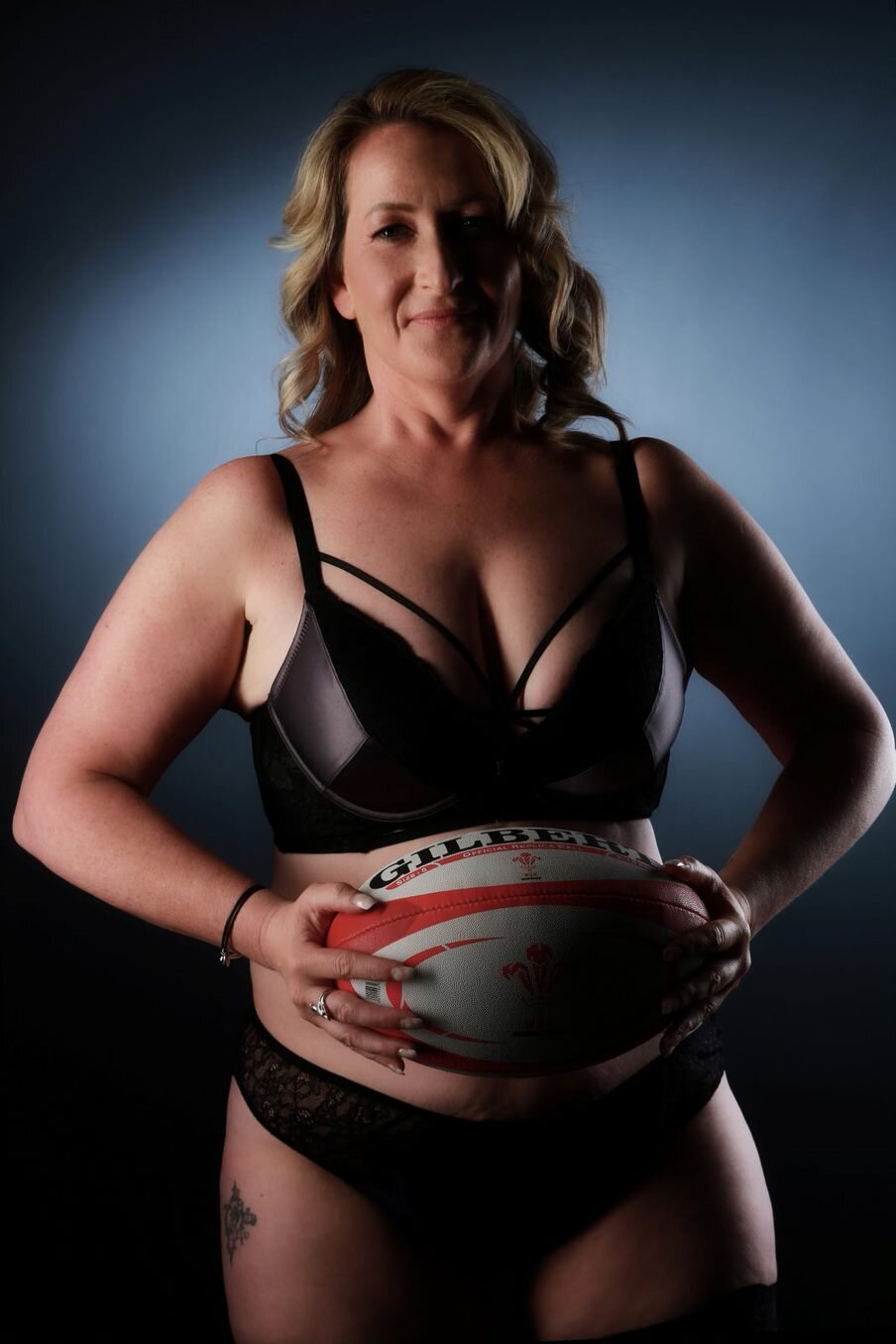 Boudoir Doesn’t Have to Be Frills & Lace - Sometimes It’s Rugby Balls